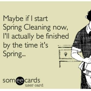 Spring Cleaning Closet Clear Out Time